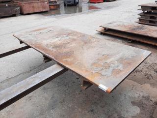 Heavy Duty Industrial Steel Plate Pallet