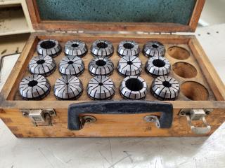 15-Piece ER32 Chuck Collet Set, Metric Sizes