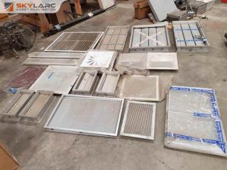 Large Lot of HVAC Grates and Vents