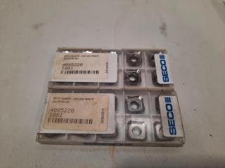 20 x Seco SEEX1204AFN - E08 H25 Milling Insert (Aluminum)