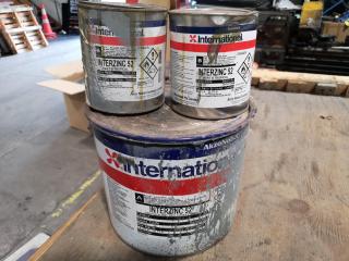 International Interzinc 52 Parts A & B Epoxy Primer, Partial Cans