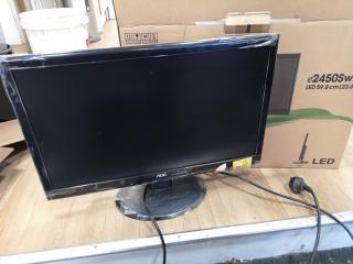 AOC 23.6" LED Computer Monitor