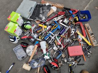 Assorted Lot of Hand Tools, Accessories, & More