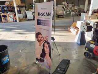 Portable Retail Advertising Canvas Sign Frame w/ Carry Bag