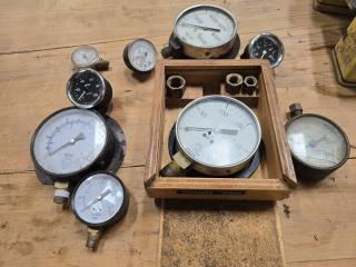 Assorted Pressure Gauges