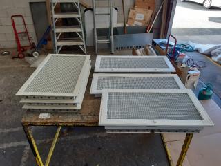 6 x Assorted Aluminum Vent Grilles