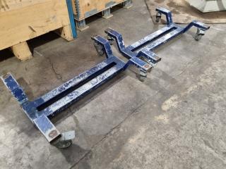 2x Low Materials Transport Trolley's