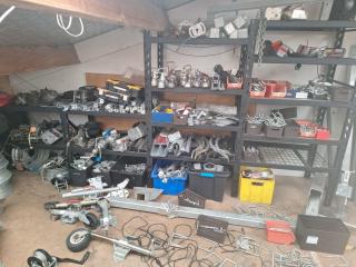 Trailer Parts and Shelving 