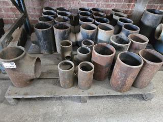 Large Lot of Weldable Tee Reducers