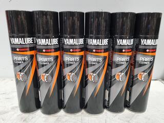 Yamaha Yamalube Parts Cleaner, 6x 400mL Spray Cans