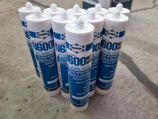 10x Admil Professional N600 Wet Area Adhesive & Sealants