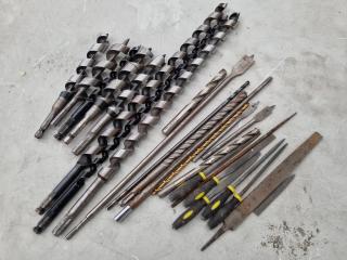 Assorted Drill Bits & Files