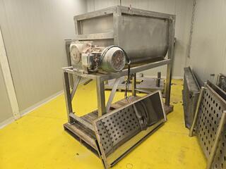 Stainless Steel Ribbon Blender Mixer with Control Panel