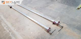 2 x Large Aluminum Sash Clamps