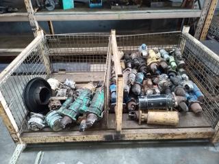 Pallet of Starter Motors and Alternators