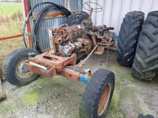 Burnt Out Ford Tractor 