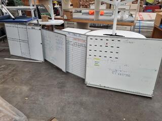 4x Double Sided Whiteboards