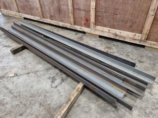 9x Assorted Angle & Channel Steel