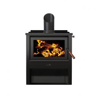 Jayline Wood Fireplace w/ Wood Stacker FR300WS, New