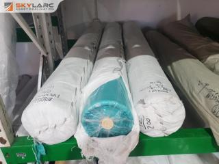 3 Rolls Emerald Polycotton Fabric