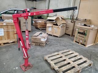 450kg Capacity Stationary Hydraulic Lifting Crane