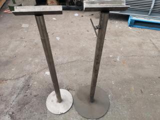 2x Industrial Material Support Stands