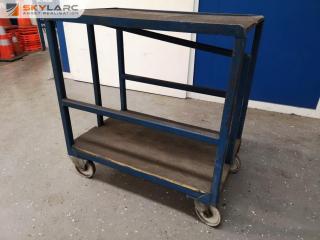 Heavy Duty Workshop Table Trolley Cart