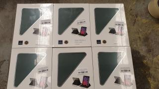 6 Wiwu Waltz Rotative iPad Cases - Green