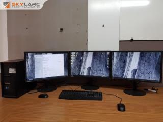 Lenovo ThinkStation Xeon PC with 3 Monitors