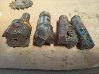 4 x Insert Milling Cutters