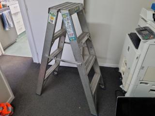 Alco Industrial Double Sided Step Ladder, 1.22m