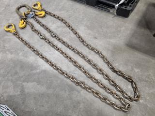 2-Leg Lifting Chain Assembly, 7.5 Ton Max Capacity