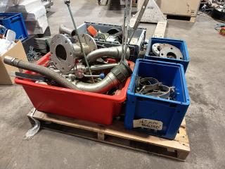 Pallet of Assorted Metal, Castors etc