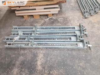 4 x Large Galv Timber Clamps