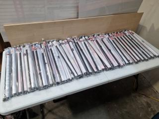 50x Cloth Wallscroll Anime Themed Wall Hangings, Bulk Lot, New