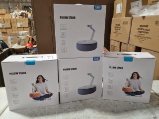 4x Saiji Mobile Phone Pillow Stands, New