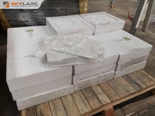 180+ Italian Agglomerate Marble Stone Tiles, 400x400mm Size