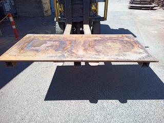 Large Plate Steel Pallet