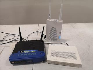 3x Assorted Network Routers & Terminals