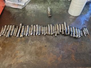 Large Lot of Milling Machine Endmills 