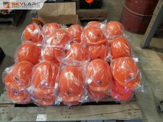 Pallet of New E4 Branded Hard Hats