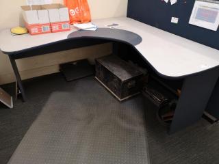 Office L-Shaped Corner Desk Workstation