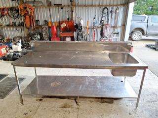 Commercial Stainless Steel Kitchen Bench