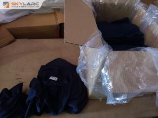 45+ Plain Navy Blue T-shirts, Sizes Large & Small, Bulk Lot