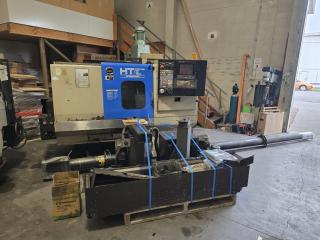 Hitachi Seiki CNC Lathe with Bar Feeder