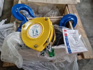 Titan 7.5 Ton Chain Hoist 