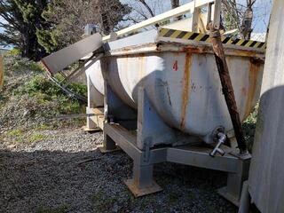 Industrial Stainless Steel Dewatering Tank with Motorised Conveyor