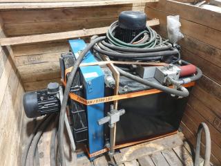 Large Hydraulic Power Pack with Cooler