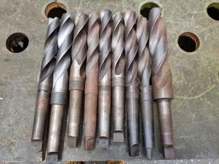 9x Morse Taper No.3 Drills, Imperial Sizes