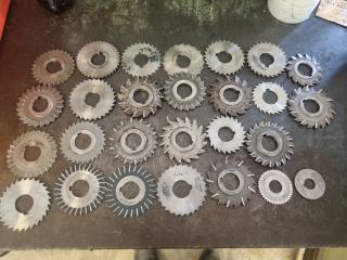 Large Lot of Milling Machine Blades 